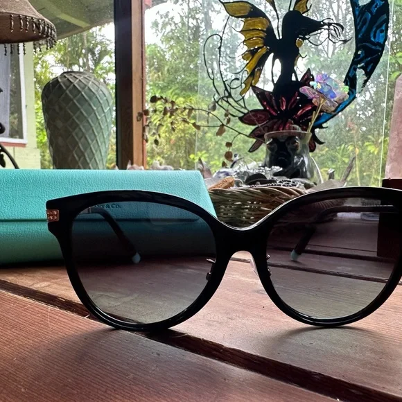 Tiffany & Company TF4193 Luxury Crystal Embelished Sunglasses Tiffany & Co. TF4193B – Spectacle Clinic E-Store main image 4